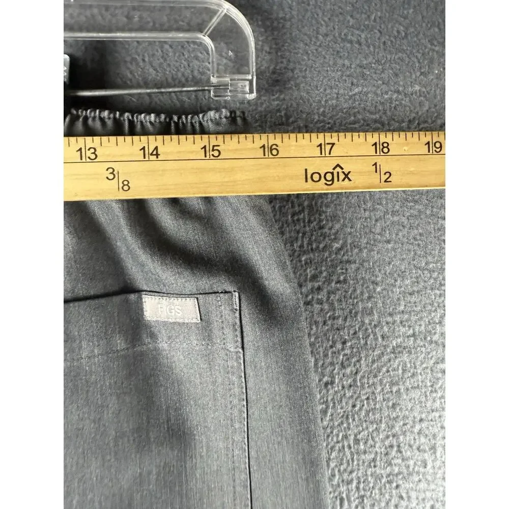 Women’s Figs heathered gray scrubs scrub straight leg pants M Cargo pants
